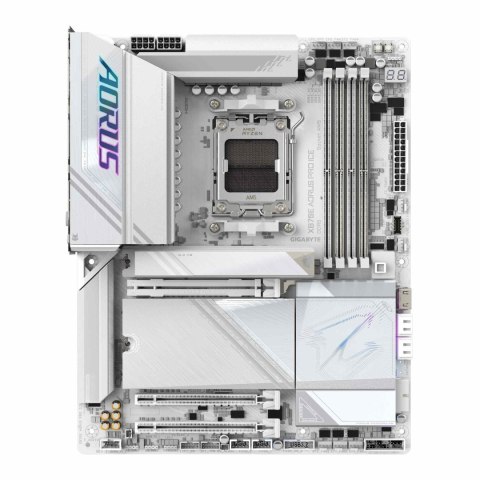 Gigabyte Płyta Gigabyte X870E AORUS PRO ICE /AMD X870/DDR5/SATA3/M.2/USB4/PCIe5.0/WiFi/BT/AM5/ATX