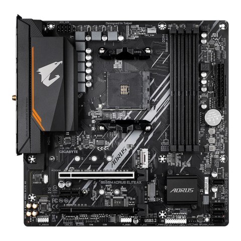 Gigabyte Płyta Gigabyte B550M AORUS ELITE AX /AMD B550/DDR4/SATA3/M.2/USB3.0/PCIe4.0/WiFi/BT/AM4/mATX