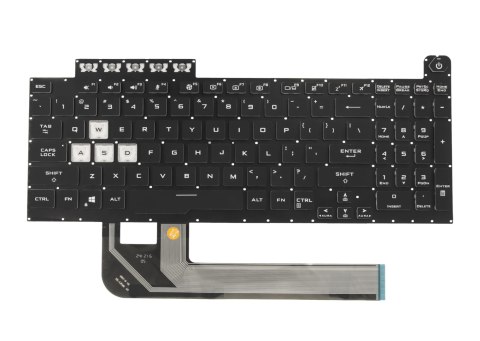 Klawiatura laptopa do Asus TUF Gaming FX506L, FX706L (numeryczna, podświetlana)