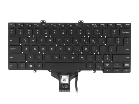 Klawiatura laptopa do Dell Latitude 5410, 7400, 7410 (podświetlana)