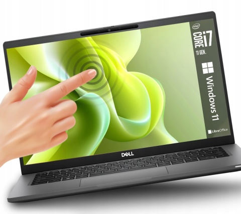 Laptop Dell Latitude 7420 i7 Carbon 32GB RAM 256GB SSD 14,1" dotykowy Full HD powystawowy