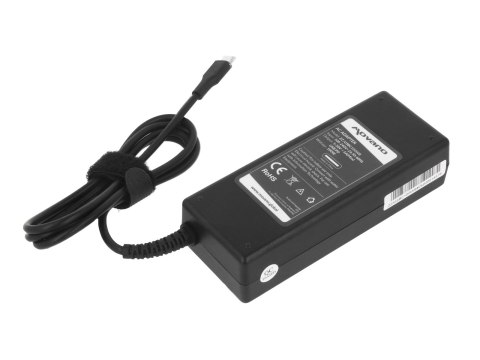 Zasilacz Movano 100W USB type C USB-C (black)