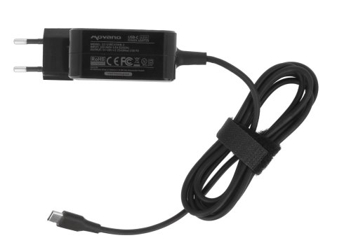 Zasilacz Movano 45W USB type C USB-C (black)