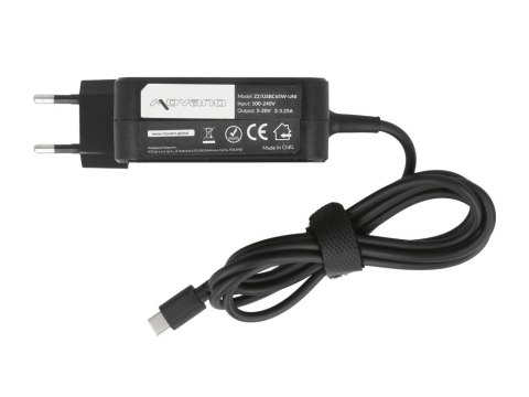Zasilacz Movano uniwersalny 65W USB-C - 10 wtyków