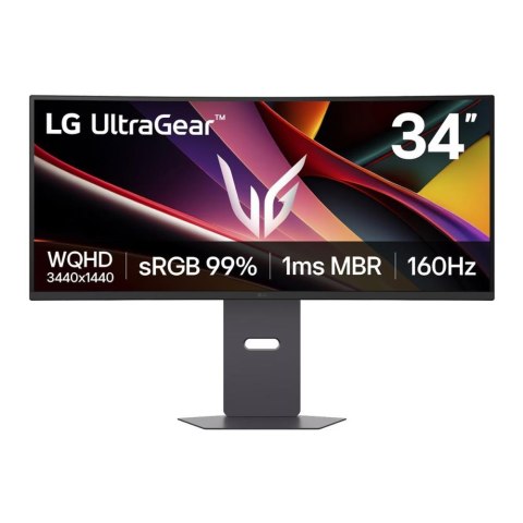 LG Monitor LG 34" UltraGear 34G600A-B VA WQHD 160Hz 2xHDMI DP glośniki