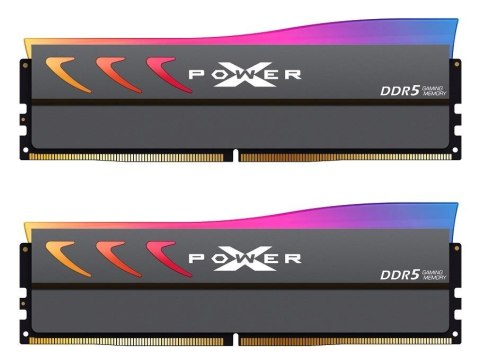 Silicon Power Pamięć DDR5 Silicon Power XPOWER Storm RGB Gaming 32GB (2x16GB) 6400MHz CL32 1.4V UDIMM Gray