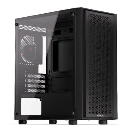 COOLING.PL Obudowa KRUX Scor M-ATX, z oknem, bez zasilacza, czarna