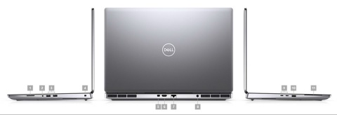 Laptop Dell Precision 7760 i7 128GB RAM 1TB SSD 17,3" Full HD RTX A3000 powystawowy
