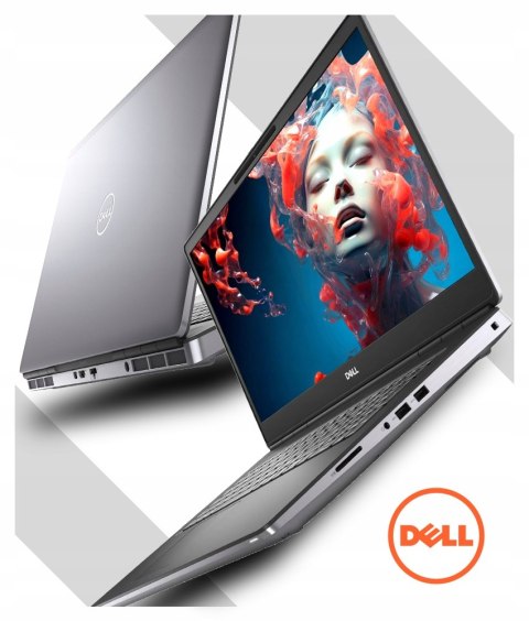Laptop Dell Precision 7760 i7 16GB RAM 1TB SSD 17,3" Full HD RTX A3000 powystawowy
