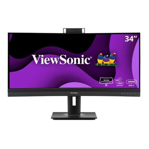VIEWSONIC EUROPE Monitor ViewSonic 34" VG3457CV MVA UWQHD 100Hz 2xHDMI DP HUB RJ45 głośniki