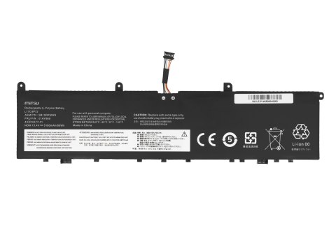 Bateria Mitsu do Lenovo ThinkPad P1, X1 Extreme (Gen 1, 2)