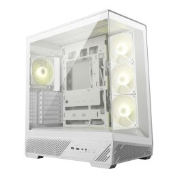 MSI Obudowa MSI MAG PANO 130R PZ WHITE ATX Midi z oknem, bez zasilacza