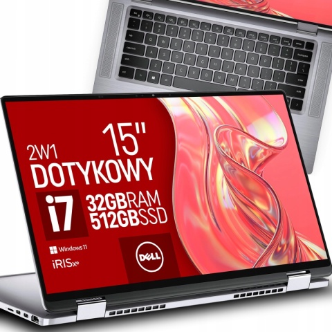 Laptop Dell Latitude 9520 2w1 i7 32GB RAM 1TB SSD 15,6" Full HD powystawowy