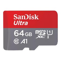 Sandisk Karta pamięci MicroSDXC SanDisk Ultra 64GB A1 C10 UHS-I