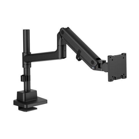 Digitus Ramię biurkowe pojedyncze DIGITUS z zaciskiem i sprężyną gazową 1xLCD max. 57" 27kg, VESA: 75x75, 100x100, czarne