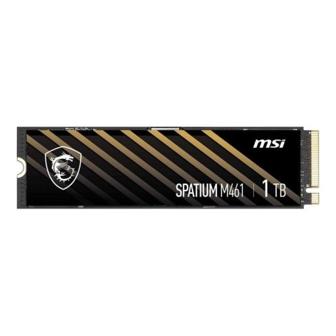 MSI Dysk SSD MSI SPATIUM M461 1TB PCIe 4.0 NVMe M.2 2280 (5000/3200 MB/s) 3D NAND