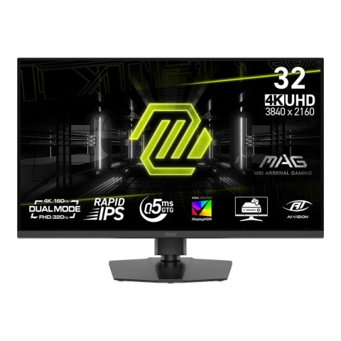 MSI Monitor MSI 31,5" MAG 322URDF E16 Rapid IPS 4K UHD/FHD 160Hz/320Hz 2xHDMI DP HUB