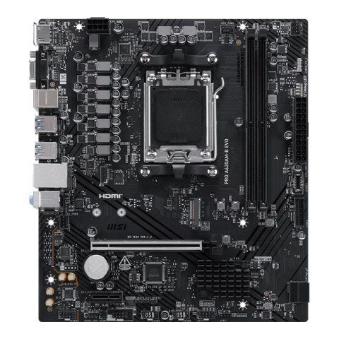 MSI Płyta MSI PRO A620AM-B EVO /AMD A620/DDR5/SATA3/M.2/USB3.0/PCIe4.0/AM5/mATX