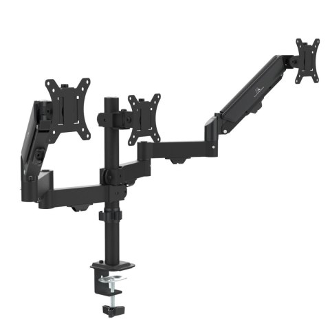 Maclean Uchwyt na 3 monitory Maclean MC-137, sprężyna gazowa, 17"-27", 2-8kg, czarny