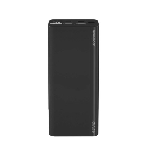 Savio Powerbank SAVIO BA-05 20000mAh czarny