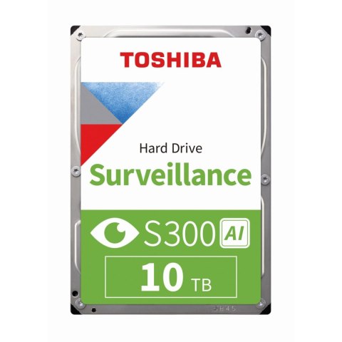 Toshiba Dysk Toshiba S300 AI MG10ADA10TE-V 10TB 3,5" 7200 512MB SATA III Surveillance