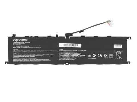 Bateria Movano do MSI Leopard GP66 10UH, 11UH, Vector GP76