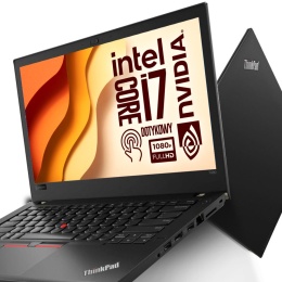 Laptop Lenovo ThinkPad T480 i7 16GB RAM 2TB SSD 15,6" Full HD MX150 powystawowy