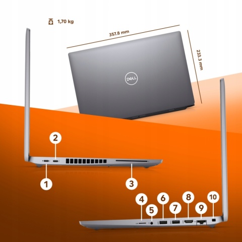Laptop Dell Latitude 5520 i5 16GB RAM 512GB SSD 15,6" Full HD poleasingowy