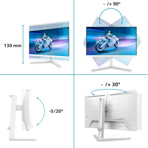 MONITOR PHILIPS EVNIA QD-OLED 27" 27M2N6501L/00 240Hz
