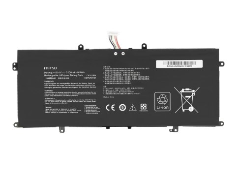 Bateria Mitsu do Asus Zenbook 13, 14 UX325EA, UX425EA (3200mAh)