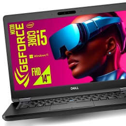 Laptop Dell Latitude 5491 i5 16GB RAM 512GB SSD 15,6" Full HD GeForce MX130 poleasingowy