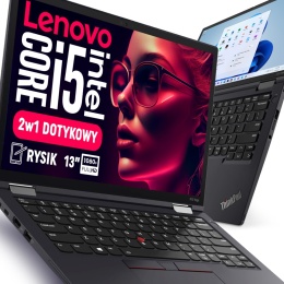 Laptop Lenovo ThinkPad X13 Yoga G3 i5 16GB RAM 2TB SSD 1920x1200 13,3" Full HD dotykowy powystawowy