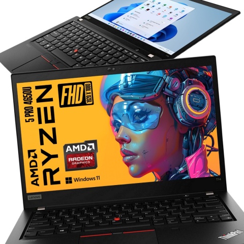 Laptop Lenovo ThinkPad T14 Gen 1 AMD RYZEN 16GB RAM 512GB SSD 14" Full HD dotykowy powystawowy
