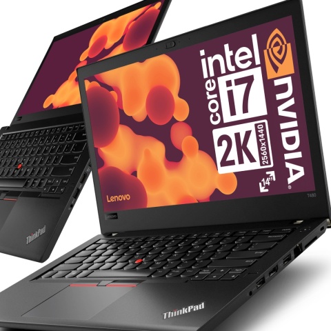 Laptop Lenovo ThinkPad T480 i7 32GB RAM 256GB SSD 15,6" 2K MX150 poleasingowy