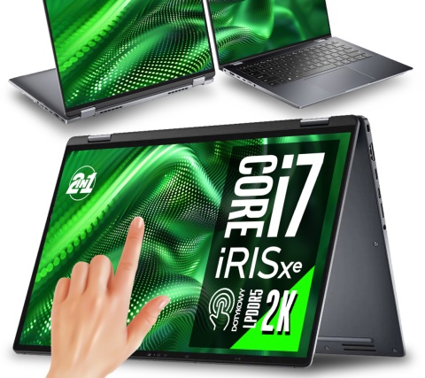 Laptop Dell Latitude 9430 2w1 i7 16GB RAM 2TB SSD 14,1" 2K dotykowy powystawowy