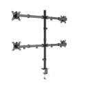 GEMBIRD BIURKOWE RAMIĘ/UCHWYT DLA CZTERECH MONITORÓW (REGULOWANE), 13"- 32"