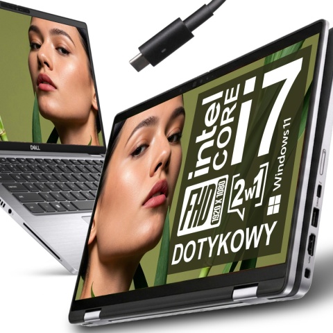 Laptop Dell Latitude 7430 2w1 i7 32GB RAM 512GB SSD 14" FHD dotykowy powystawowy