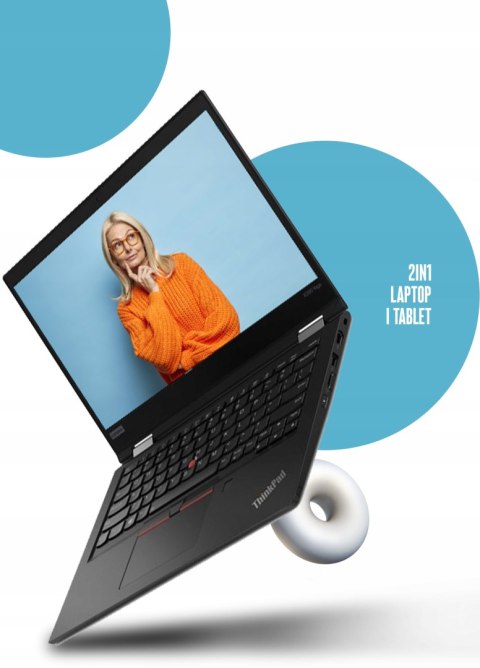 Laptop Lenovo ThinkPad x390 Yoga i7 16GB RAM 2TB SSD 13" Full HD dotykowy poleasingowy