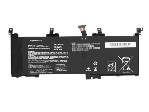 Bateria Movano do Asus ROG GL502V, GL502VM, GL502VS
