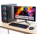 Zestaw KOMPUTER GAMINGOWY RYZEN 5 32GB RAM 1TB SSD+ Monitor do gier 24 WiFi