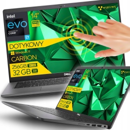 Laptop Dell Latitude 7430 CARBON i7 32GB RAM 512GB SSD 14,1" dotykowy Full HD powystawowy