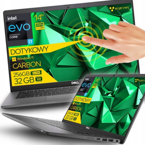 Laptop Dell Latitude 7430 CARBON i7 32GB RAM 512GB SSD 14,1" dotykowy Full HD powystawowy