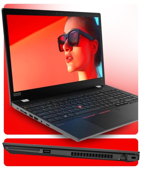 Laptop Lenovo ThinkPad T15g G1 i9 128GB RAM 1TB SSD 15,6" Full HD RTX 2070 powystawowy
