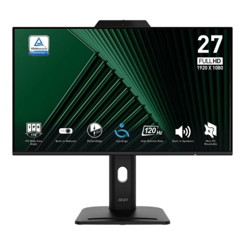 MSI Monitor MSI 27" PRO MP272PMG IPS FHD 120Hz HDMI DP VGA HUB głośniki