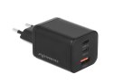 Ładowarka Movano GaN 65W 2x USB-C PD + USB-A (black)