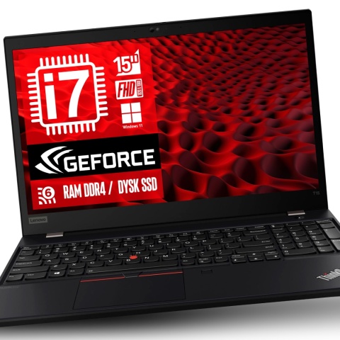 Laptop Lenovo ThinkPad T15 G2 i7 48GB RAM 2TB SSD 15,6" Full HD MX450 powystawowy