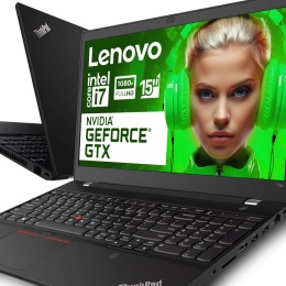 Laptop Lenovo ThinkPad T15p G1 i7 16GB RAM 512GB SSD 15,6" Full HD GTX 1050 Max-Q powystawowy