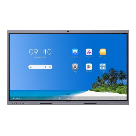 HIKVISION Monitor interaktywny HIKVISION DS-D5B75RB/FP 75" 4K (Android 14 upg. 16; EDLA) z kamerą