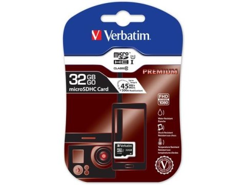 Verbatim Karta pamięci MicroSDHC Verbatim 32GB Class 10