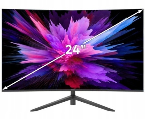 Zestaw KOMPUTER GAMINGOWY RYZEN 5 16GB RAM 512GB SSD + Monitor do gier 24 WiFi